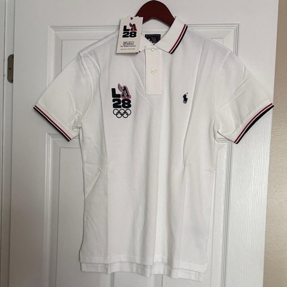 Polo by Ralph Lauren White Polo with Embroidered Logo